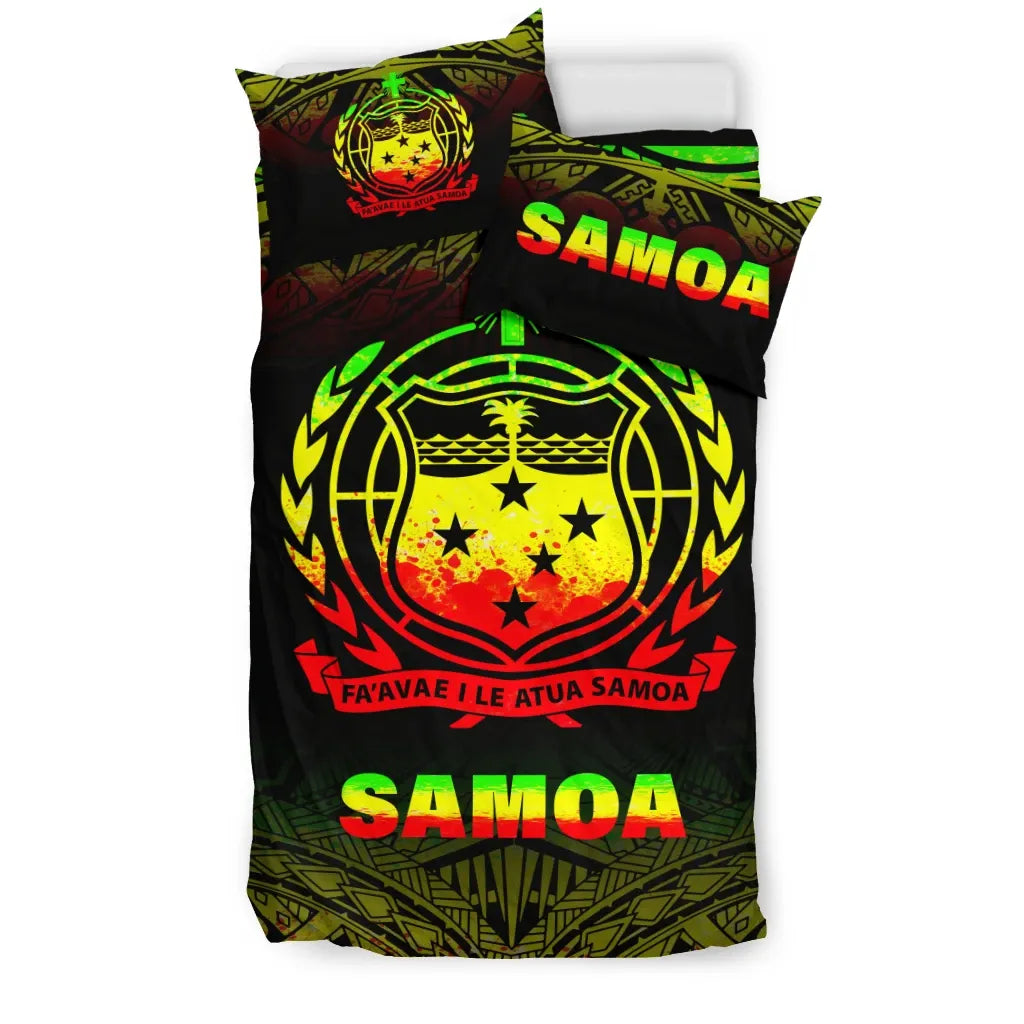 Samoa Duvet Cover Set - Reggae Fog Style