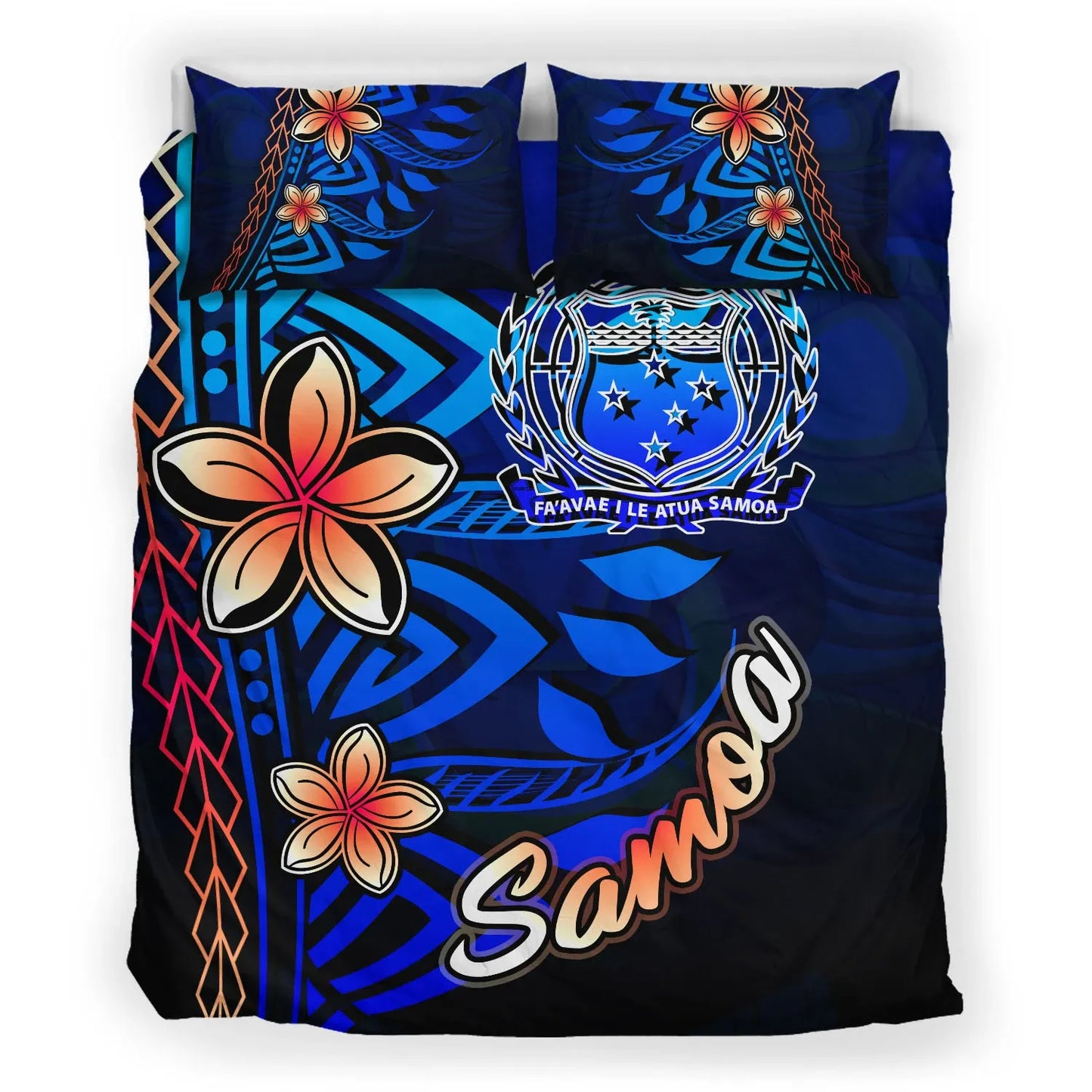 Samoa Bedding Set - Vintage Tribal Mountain