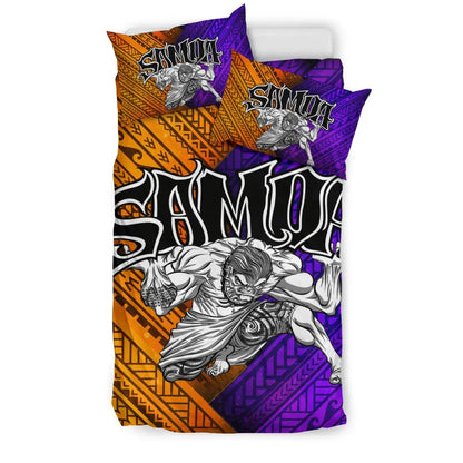Samoa Bedding Set - Warrior Style Polynesian Patterns