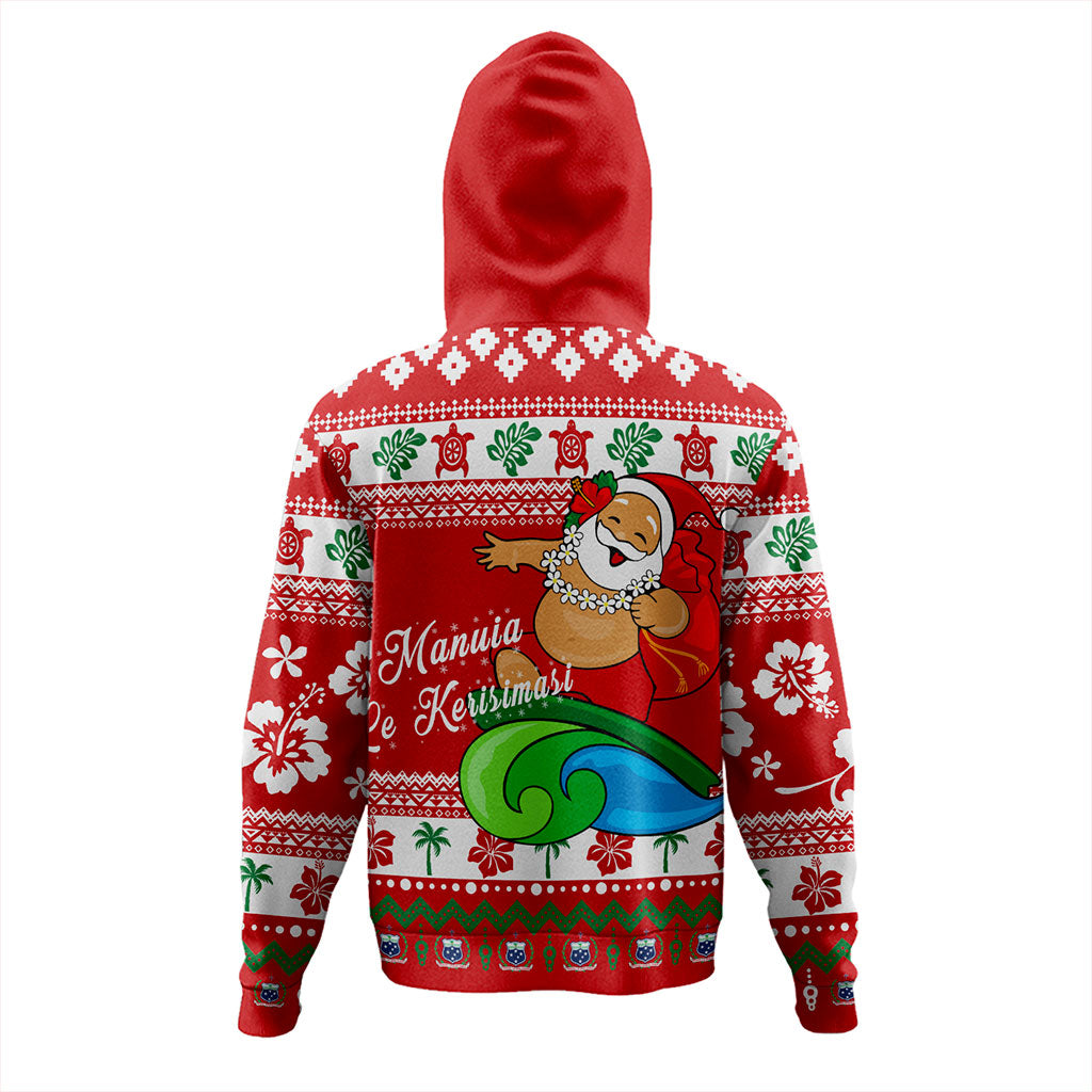 Samoa Hoodie Santa Claus Ho Ho Ho Christmas