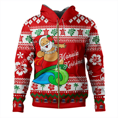 Samoa Hoodie Santa Claus Ho Ho Ho Christmas