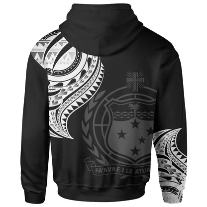 Samoa Custom Personalised Hoodie - Samoan Tatau Patterns