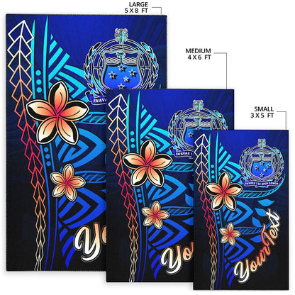 Samoa Custom Personalised Area Rug - Vintage Tribal Mountain
