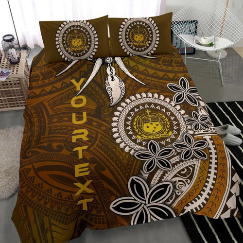 Samoa Custom Personalised Bedding Sets - Polynesian Boar Tusk