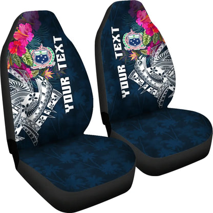 Samoa Custom Personalised Car Seat Covers - Summer Vibes