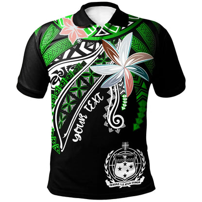 Samoa Custom Personalised Polo Shirt - Fanciful Forest Green Color