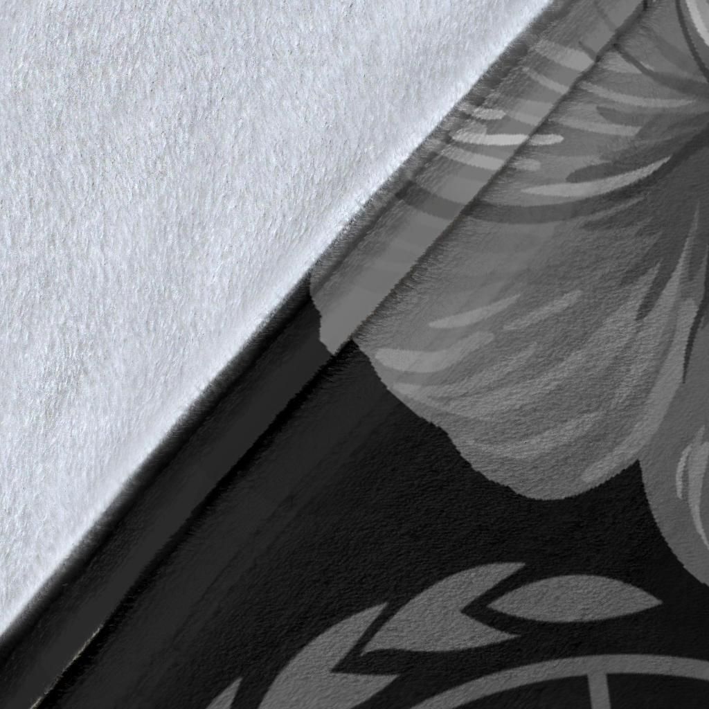 Samoa Custom Personalised Premium Blanket - Samoa Seal Wave Style (Black)