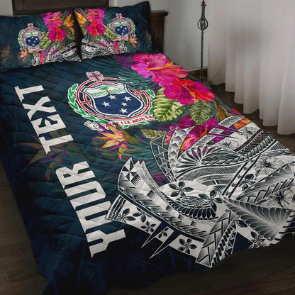 Samoa Custom Personalised Quilt Bed Set - Summer Vibes
