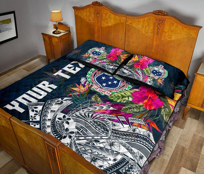 Samoa Custom Personalised Quilt Bed Set - Summer Vibes