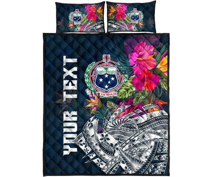 Samoa Custom Personalised Quilt Bed Set - Summer Vibes
