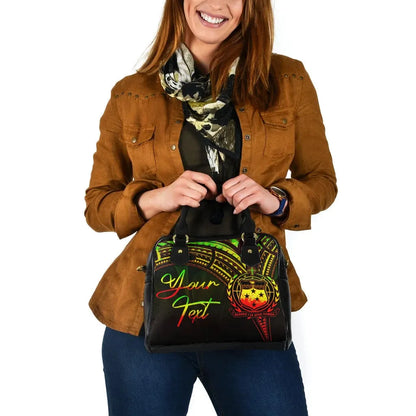 Samoa Custom Personalised Shoulder Handbag - Cross Style Reggae Color