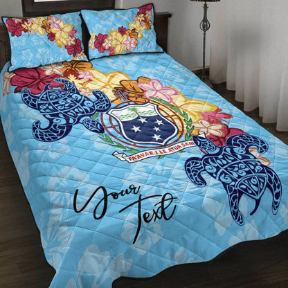 Samoa Custom Personalised Quilt Bed Set - Tropical Style