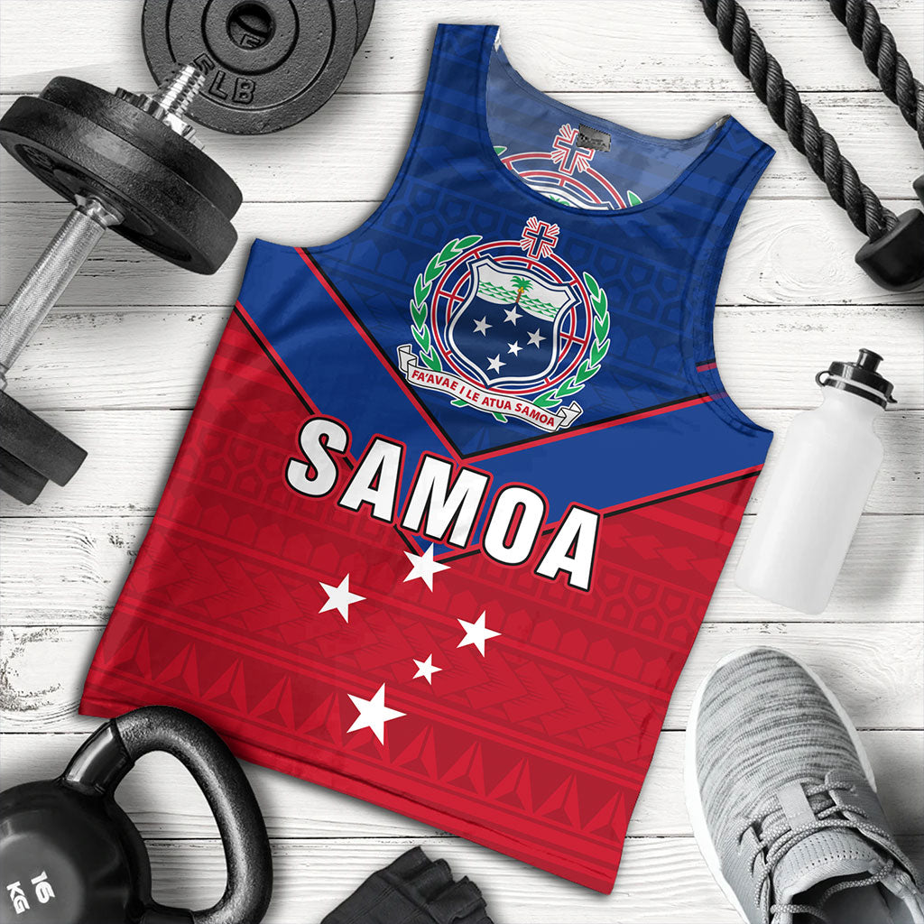 Samoa Tank Top Custom Polynesian Tribal Sport Style
