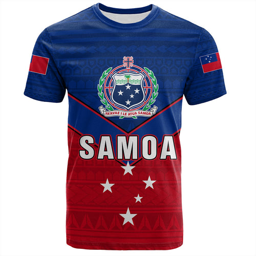 Samoa T-Shirt Custom Polynesian Tribal Sport Style
