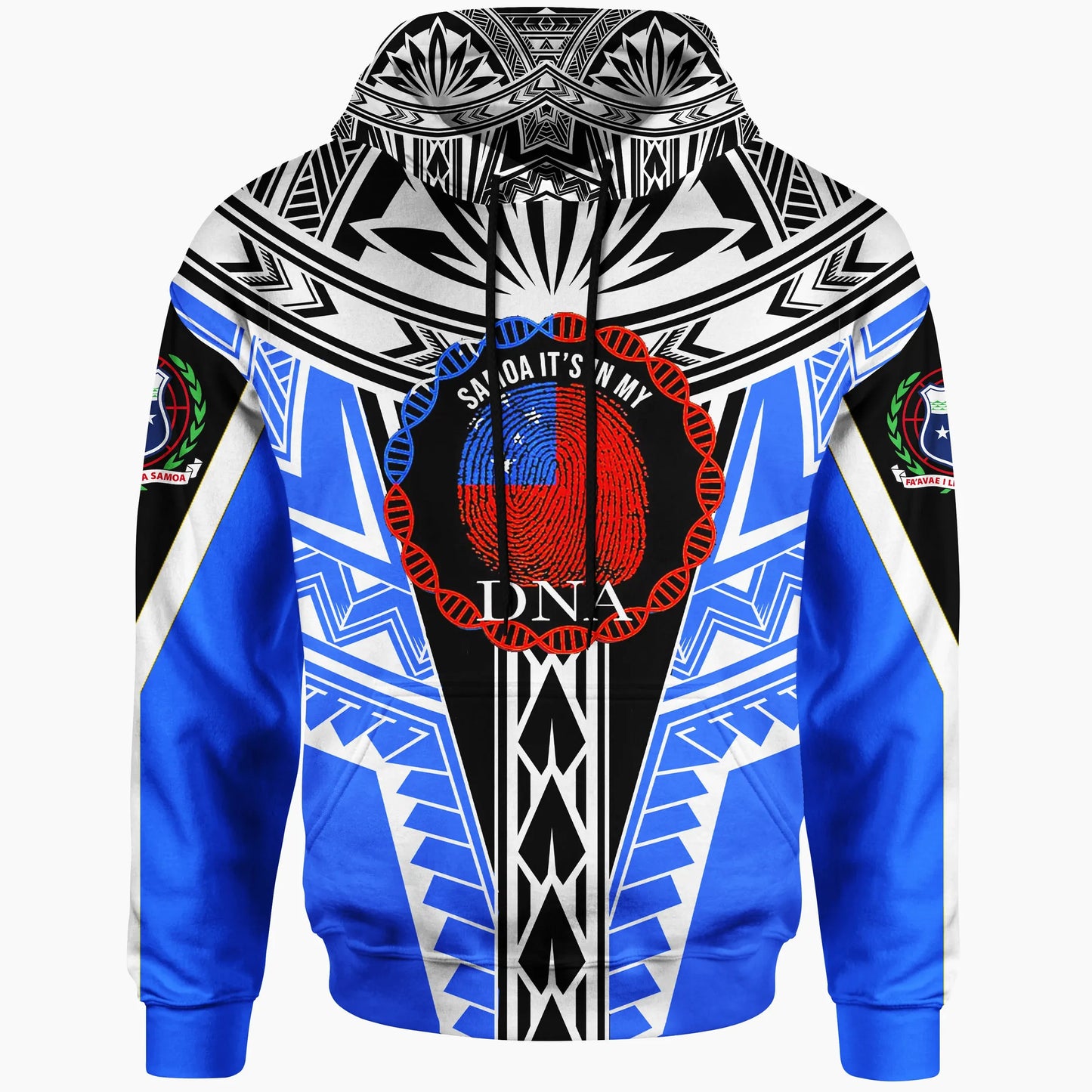 Samoa Hoodie - It's In My DNA Blue Color
