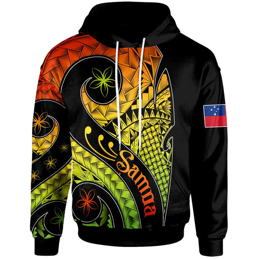 Samoa Hoodie - Samoa Polynesian Decorative Patterns