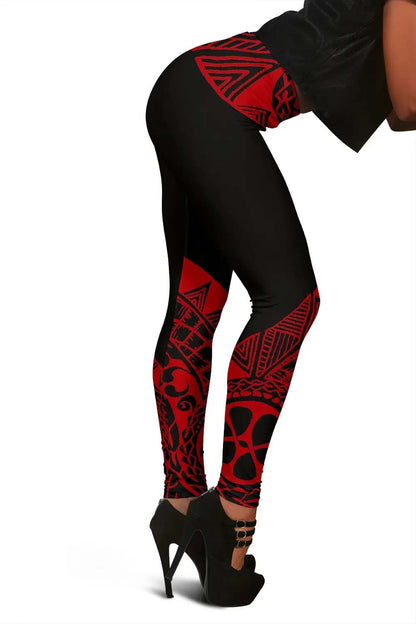 Samoa Legging - Polynesian Red Version