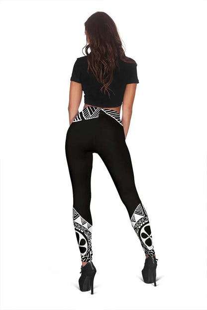Samoa Legging - Polynesian White Version