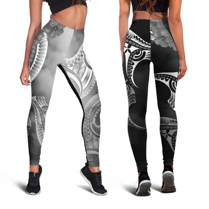 Samoa Legging - Samoa Seal Wave Style (Black)