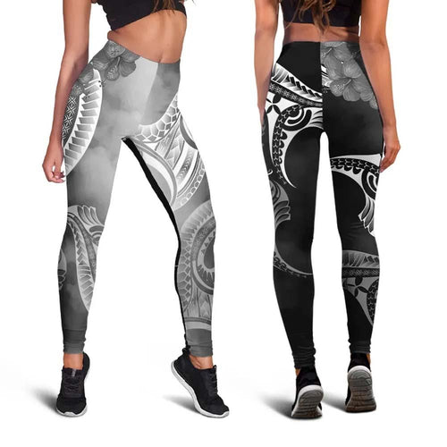 Samoa Legging - Samoa Seal Wave Style (Black)