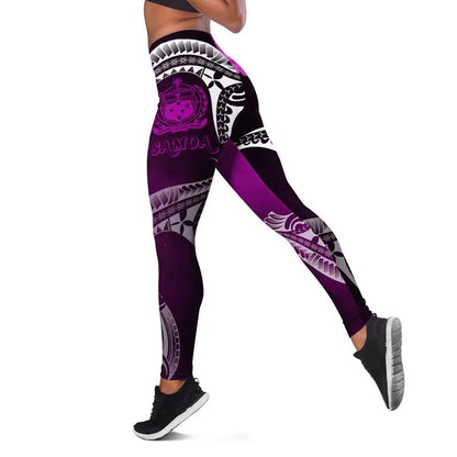 Samoa Legging - Samoa Seal Wave Style (Pink)