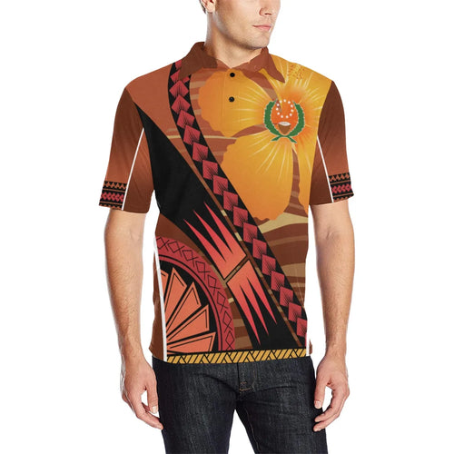 Kosrae All Over Print Polo Shirt - Kosrae Flag Sport Style