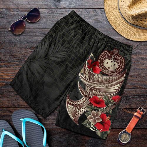 Samoa Men Shorts - Polynesian Tribal Tattoo