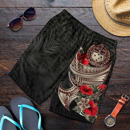 Samoa Men Shorts - Polynesian Tribal Tattoo