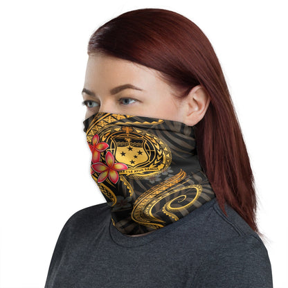 Samoa Neck Gaiter - Plumeria Gold