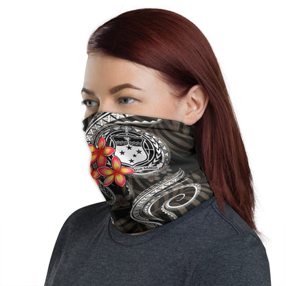 Samoa Neck Gaiter - Plumeria White