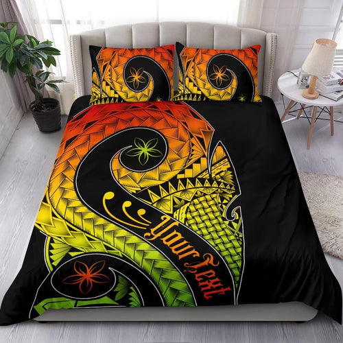Samoa Personalised Bedding Set - Samoa Polynesian Decorative Patterns