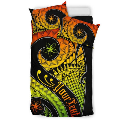 Samoa Personalised Bedding Set - Samoa Polynesian Decorative Patterns
