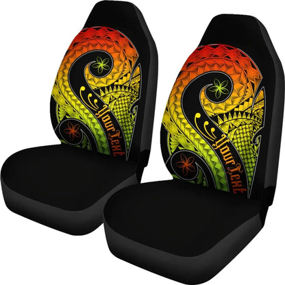 Samoa Personalised Car Seat Covers - Samoa Polynesian Decorative Patterns