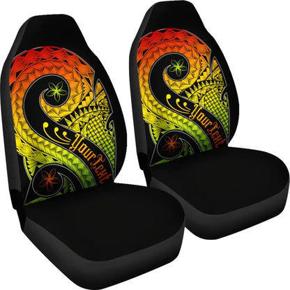 Samoa Personalised Car Seat Covers - Samoa Polynesian Decorative Patterns