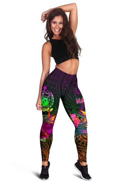 Samoa Personalised Legging - Summer Hibiscus