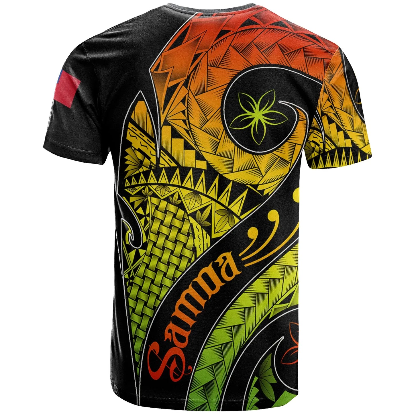 Samoa Personalised T-Shirt - Samoa Polynesian Decorative Patterns