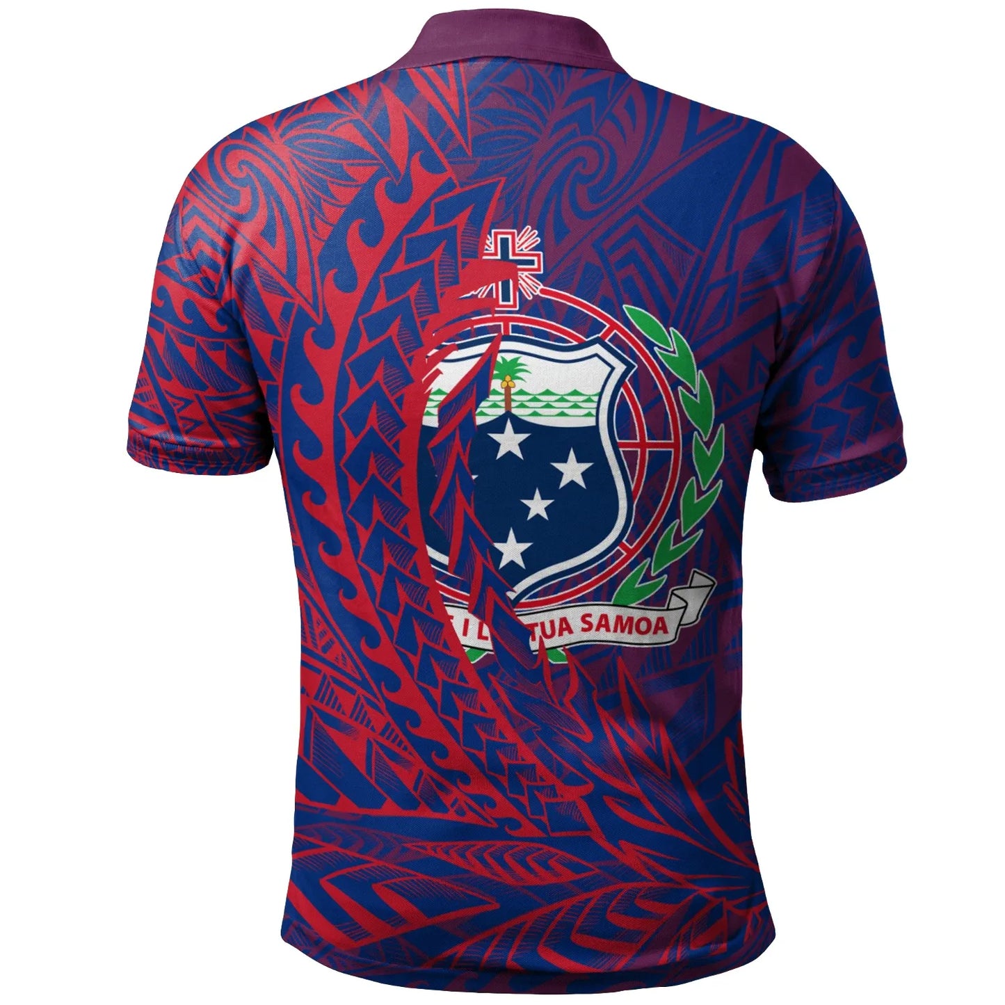 Samoa Polo Shirt - Faleula Wings Style