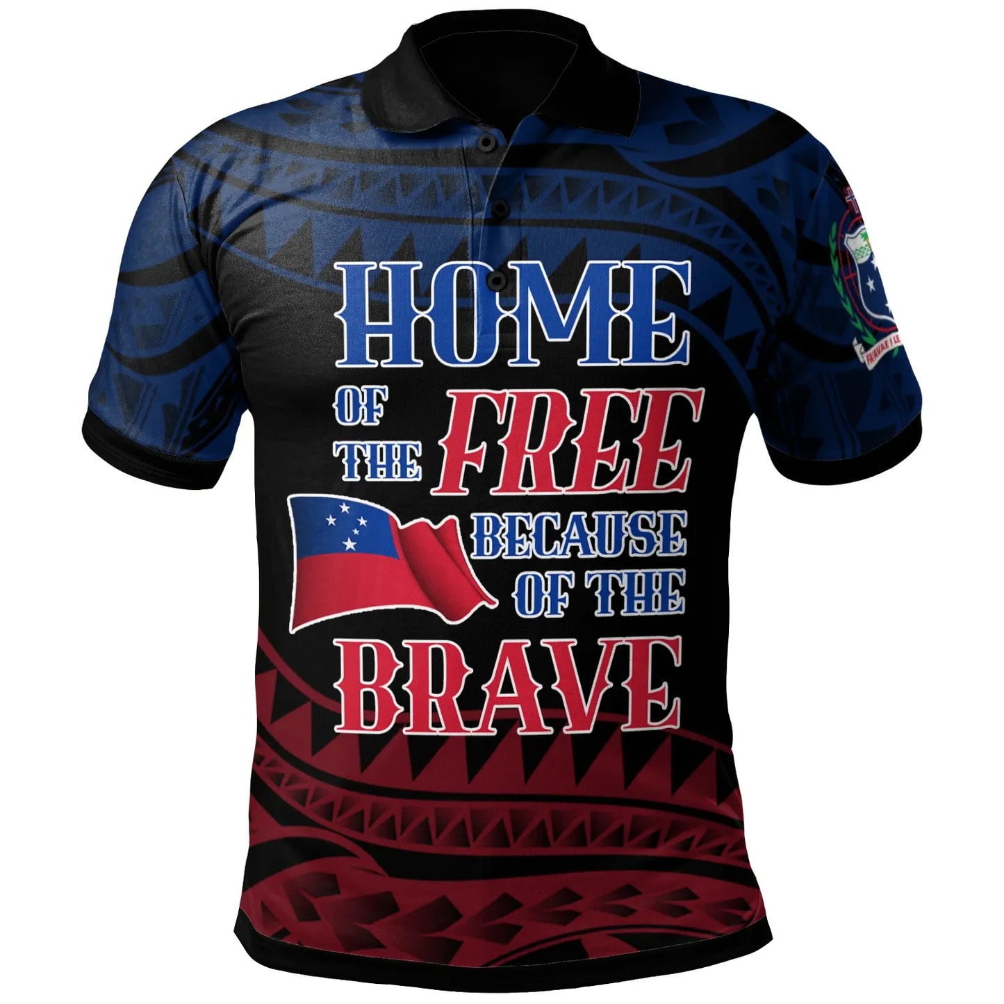 Samoa Polo Shirt - Polynesian Patterns Home Style