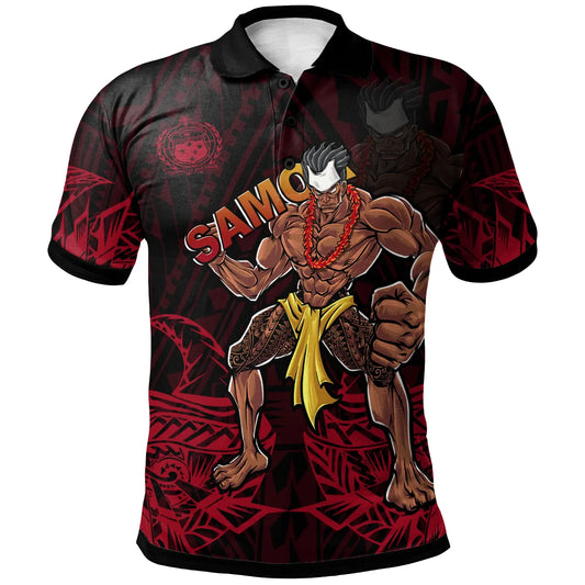 Samoa Polo Shirt - The Samoa Warrior Strong