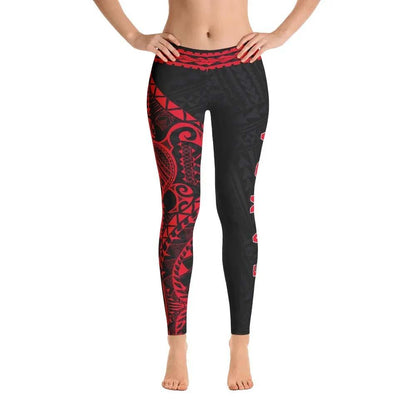 Samoa Polynesian 1st Legging (Red)