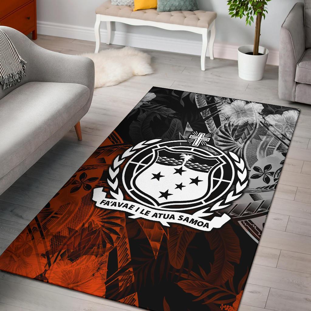 Samoa Polynesian Area Rug - Vintage Polynesian Style