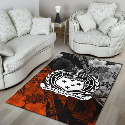 Samoa Polynesian Area Rug - Vintage Polynesian Style