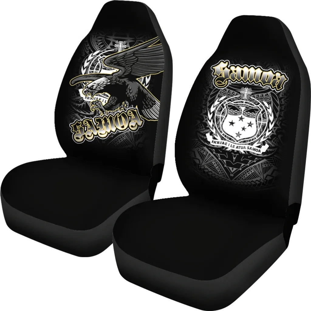 Samoa Polynesian Car Seat Covers - Samoa Eagle