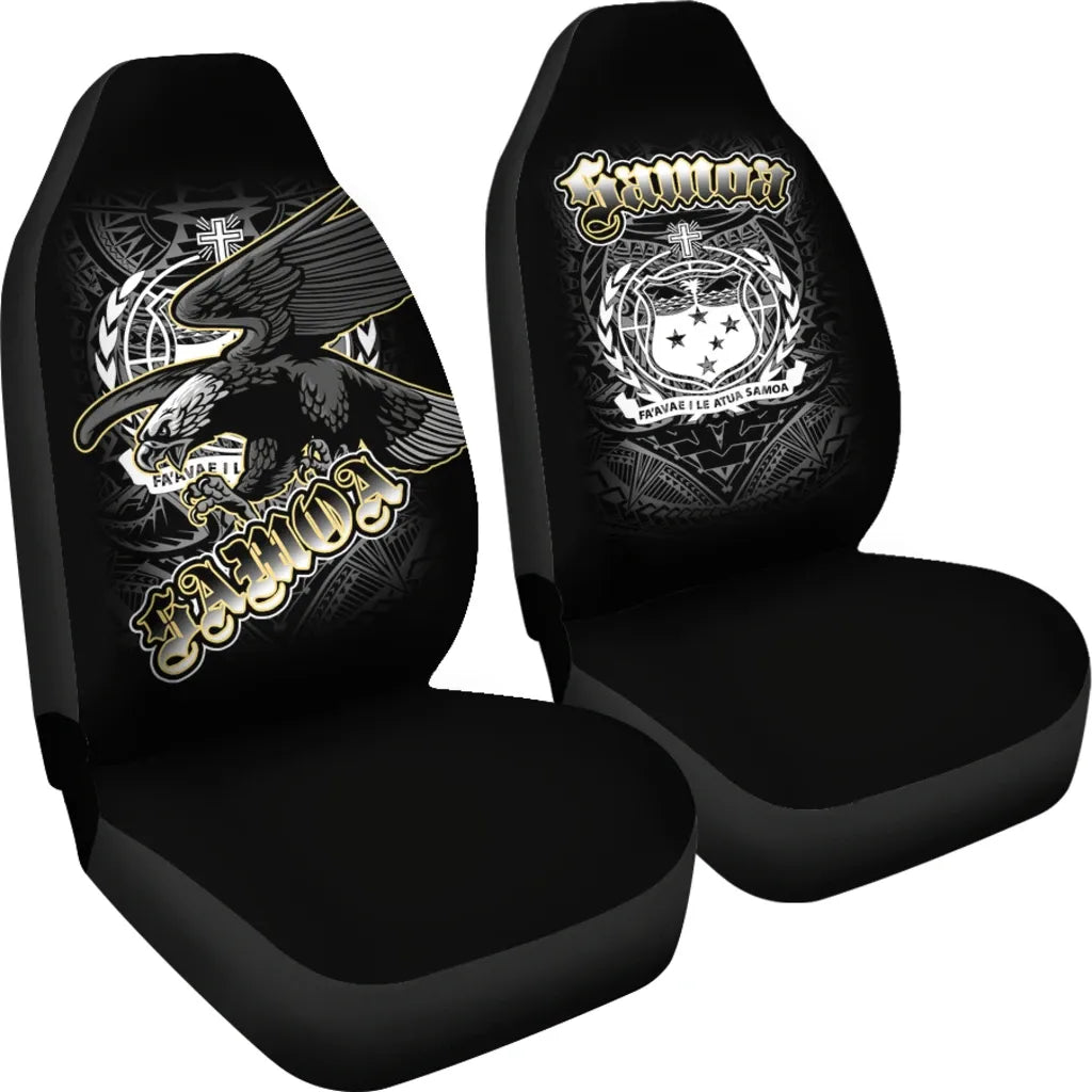 Samoa Polynesian Car Seat Covers - Samoa Eagle