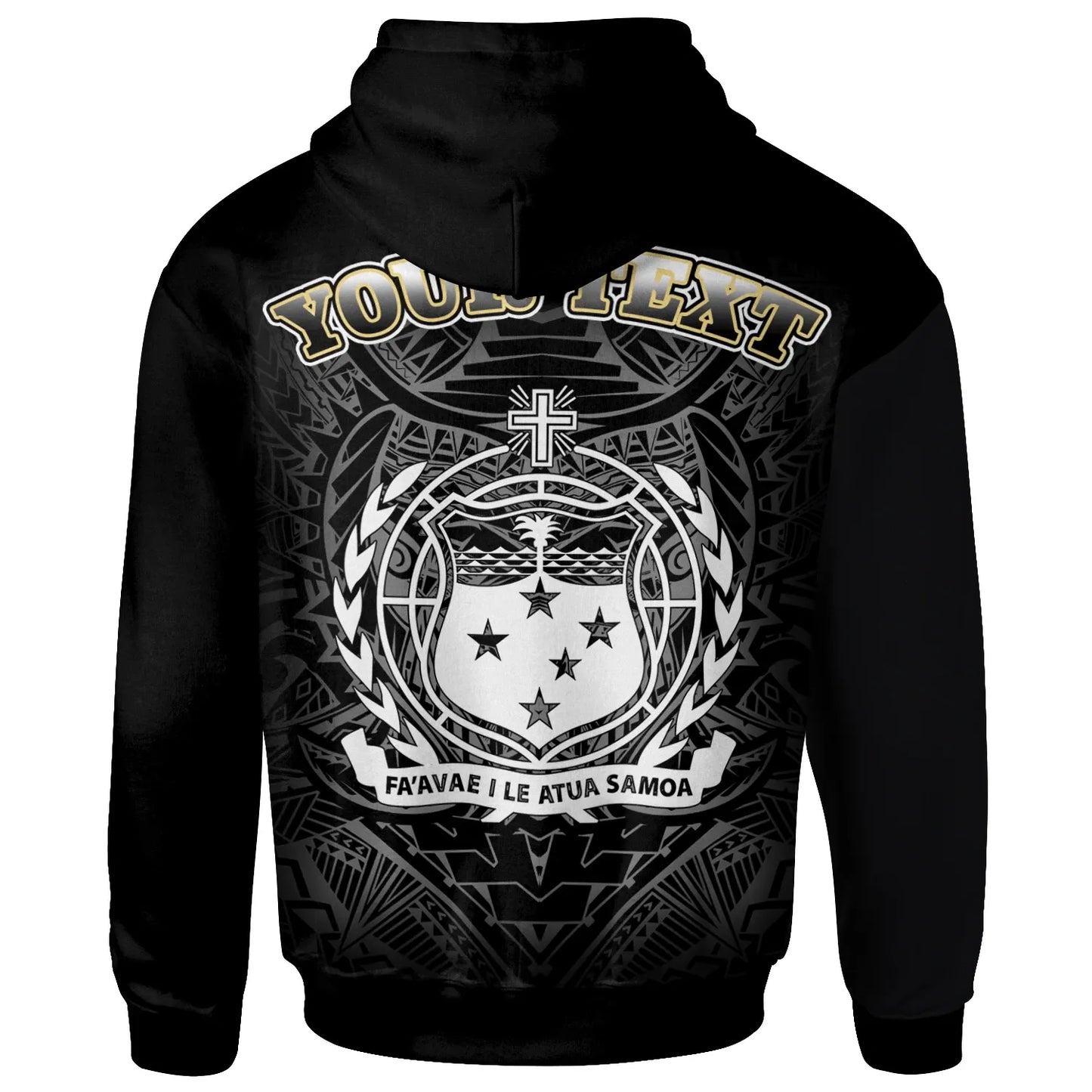 Samoa Polynesian Custom Personalised Hoodie - Samoa Eagle