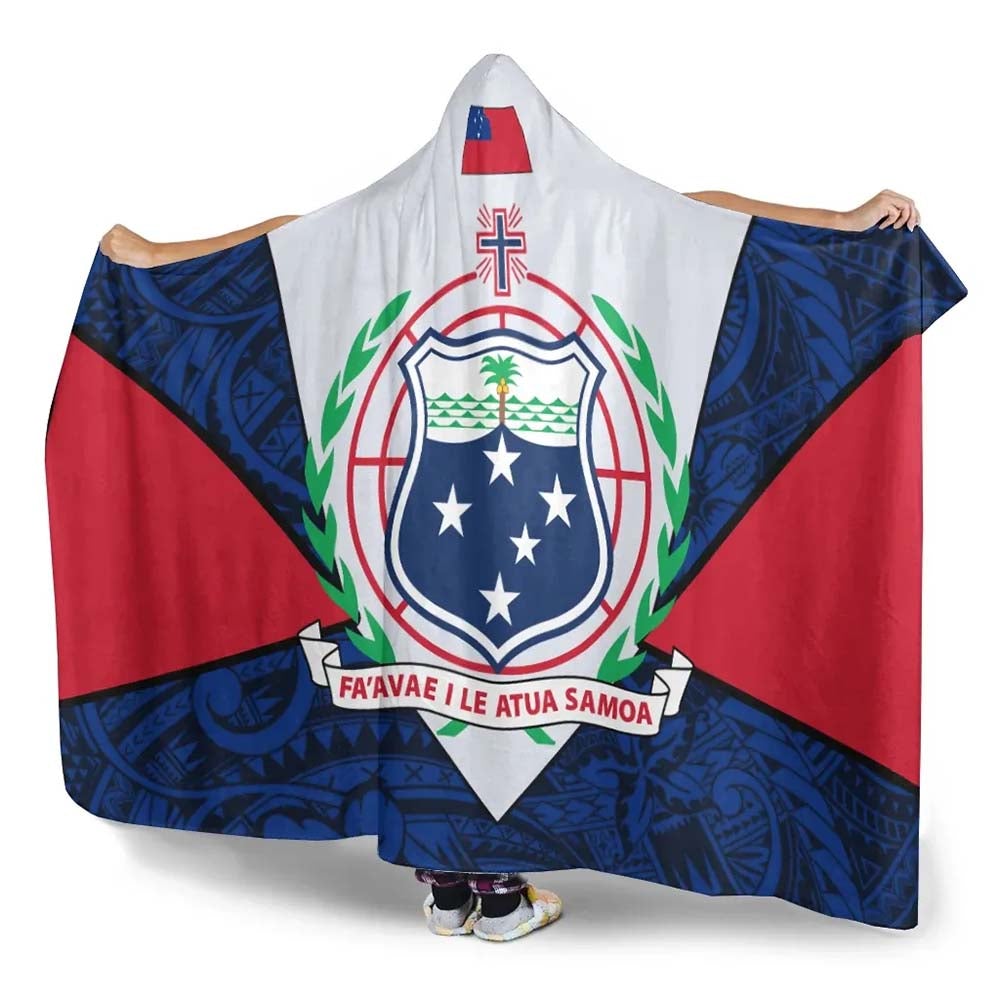 Samoa Polynesian Hooded Blanket - Legend of Samoa