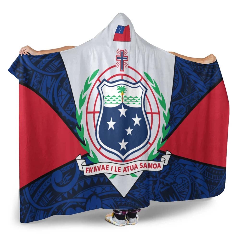 Samoa Polynesian Hooded Blanket - Legend of Samoa