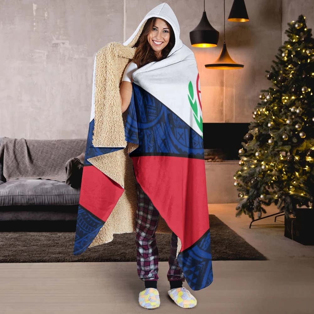 Samoa Polynesian Hooded Blanket - Legend of Samoa