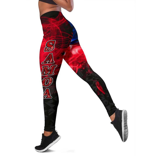 Samoa Polynesian Legging Smoking Style