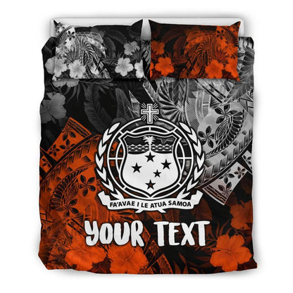 Samoa Polynesian Personalised Bedding Set - Vintage Polynesian Style